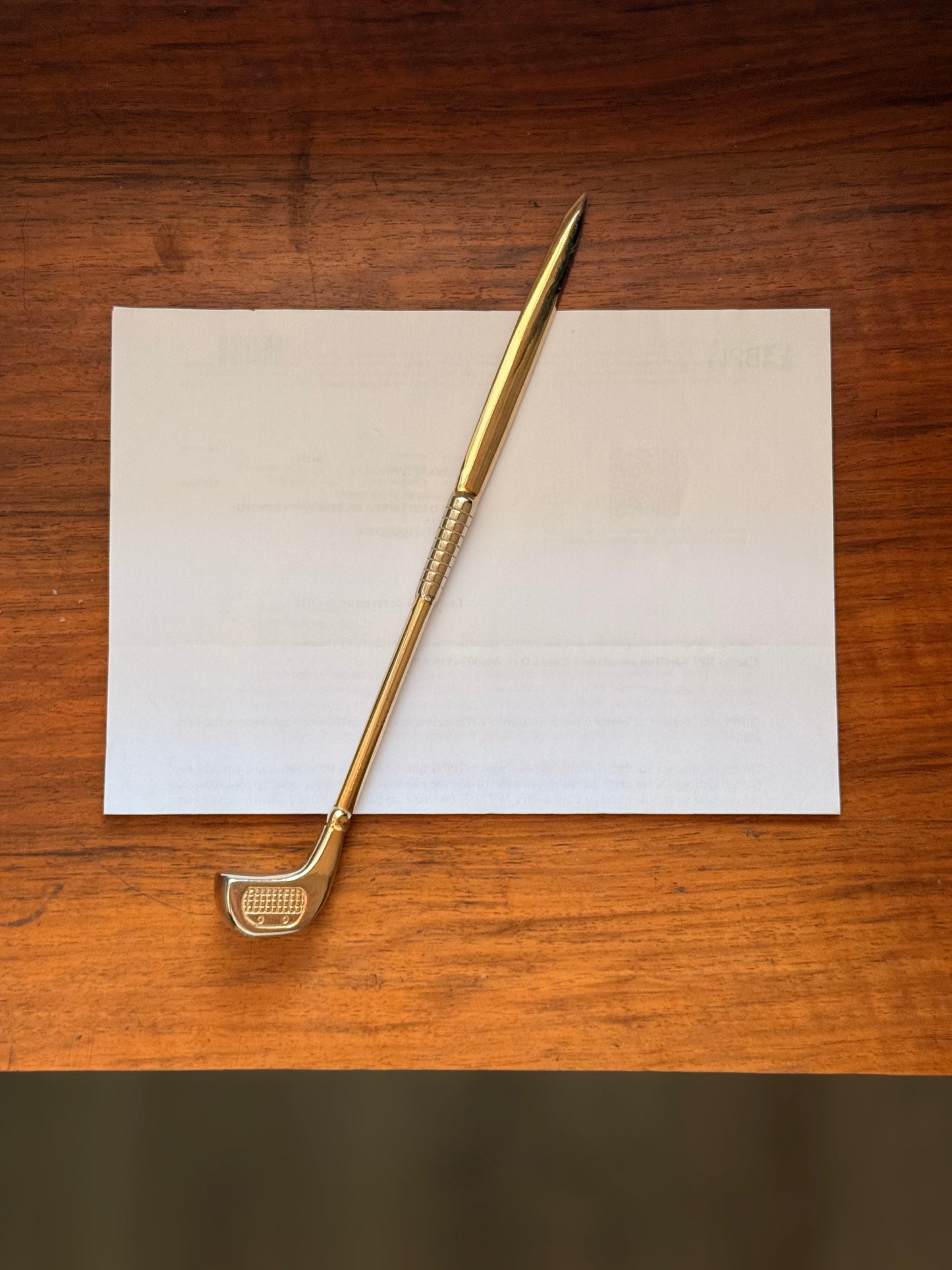 Abre-cartas "Golf", anos 1970–80