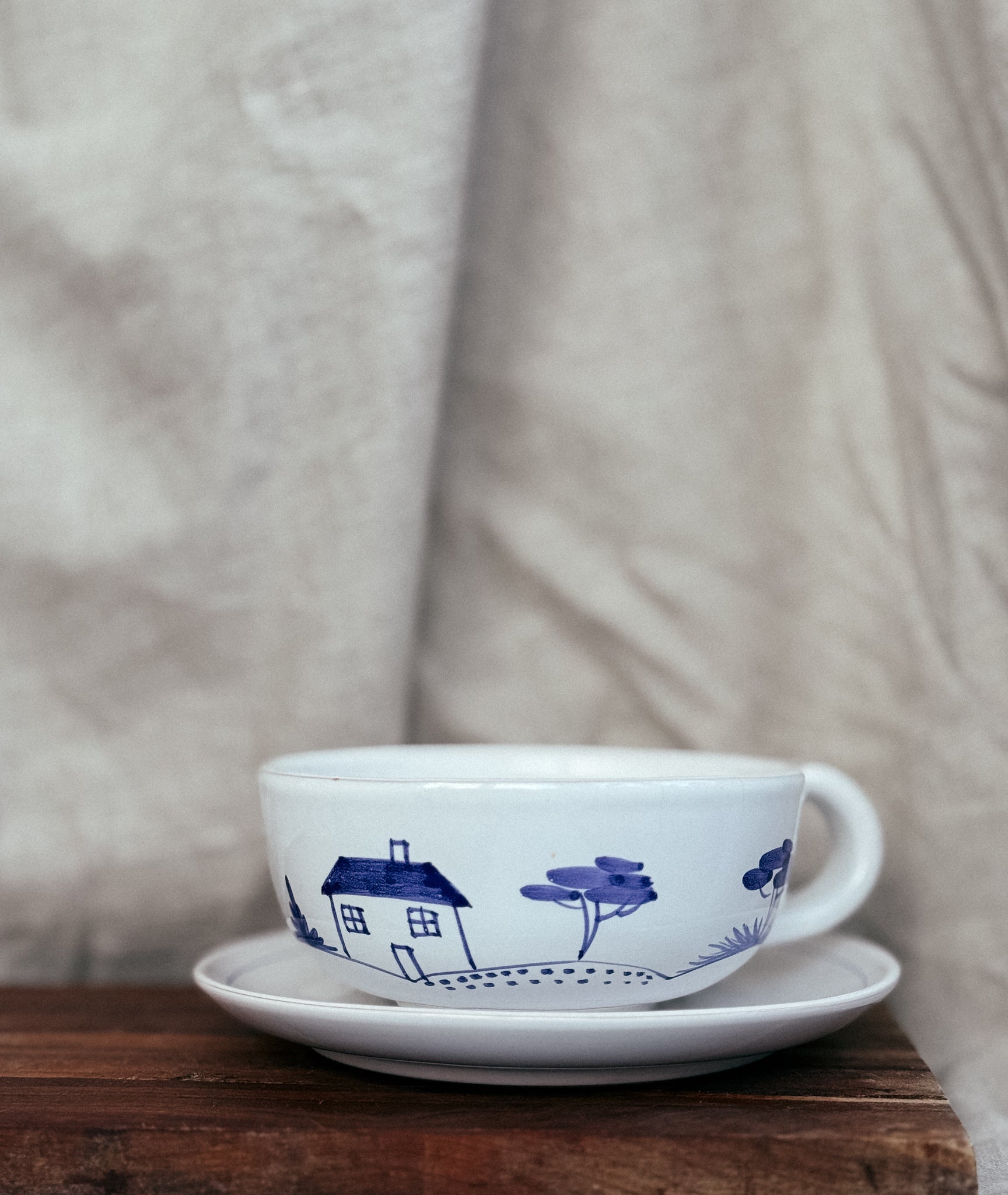 Alentejo-Inspired Tea Set (teapot, cup & saucer)