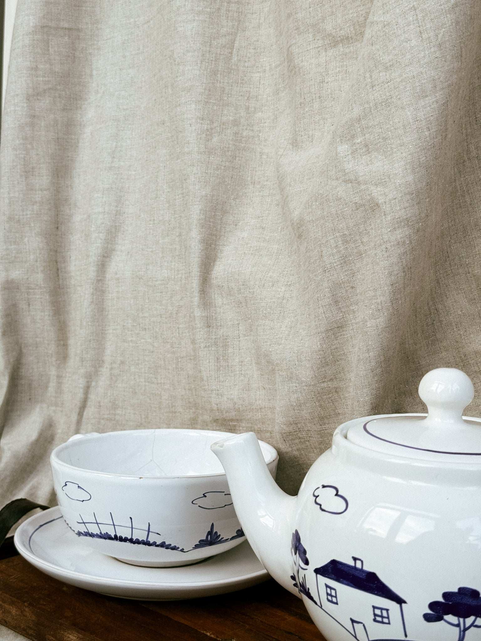 Alentejo-Inspired Tea Set (teapot, cup & saucer)