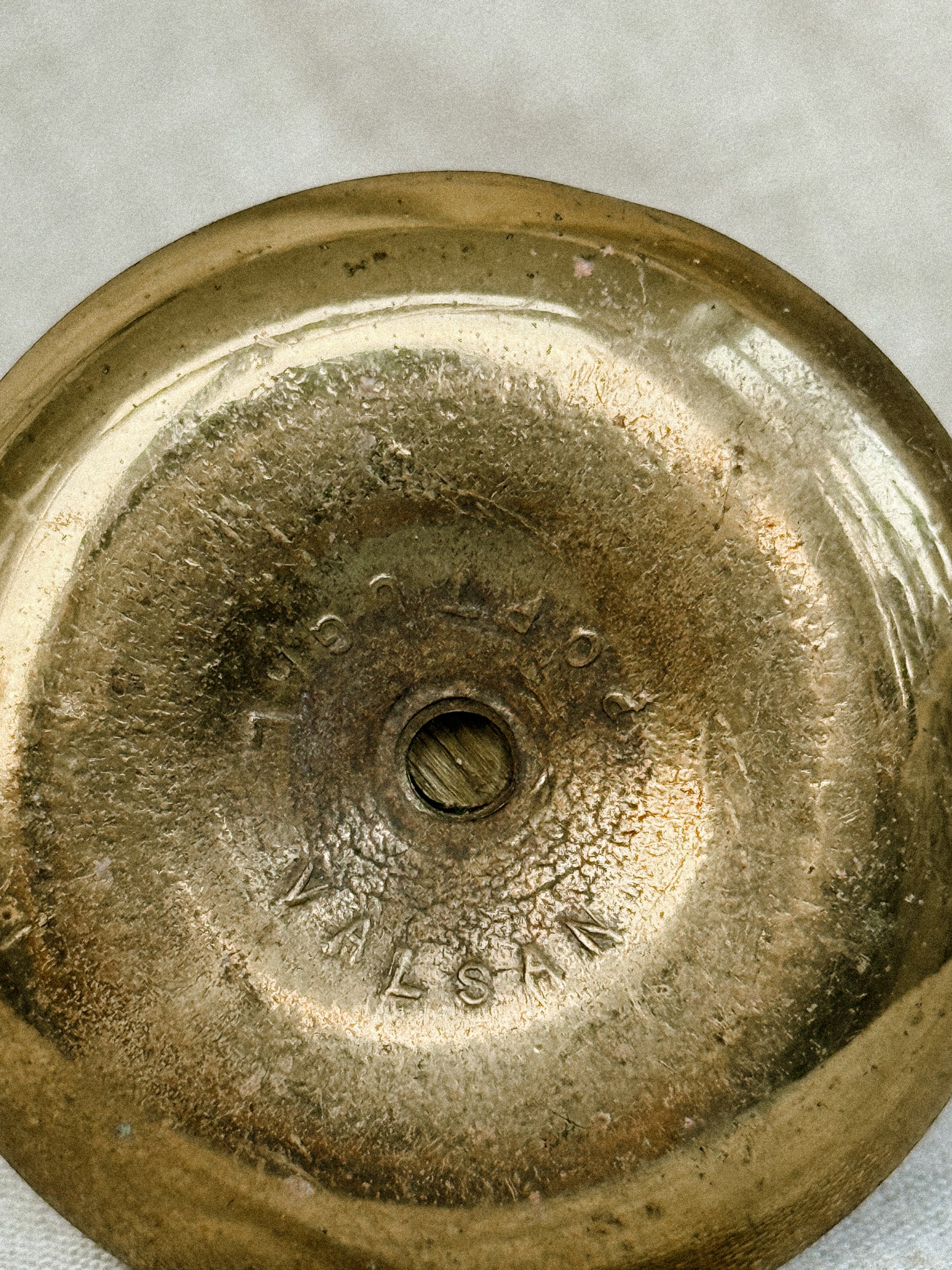 Valsan Brass Candleholder, miniature