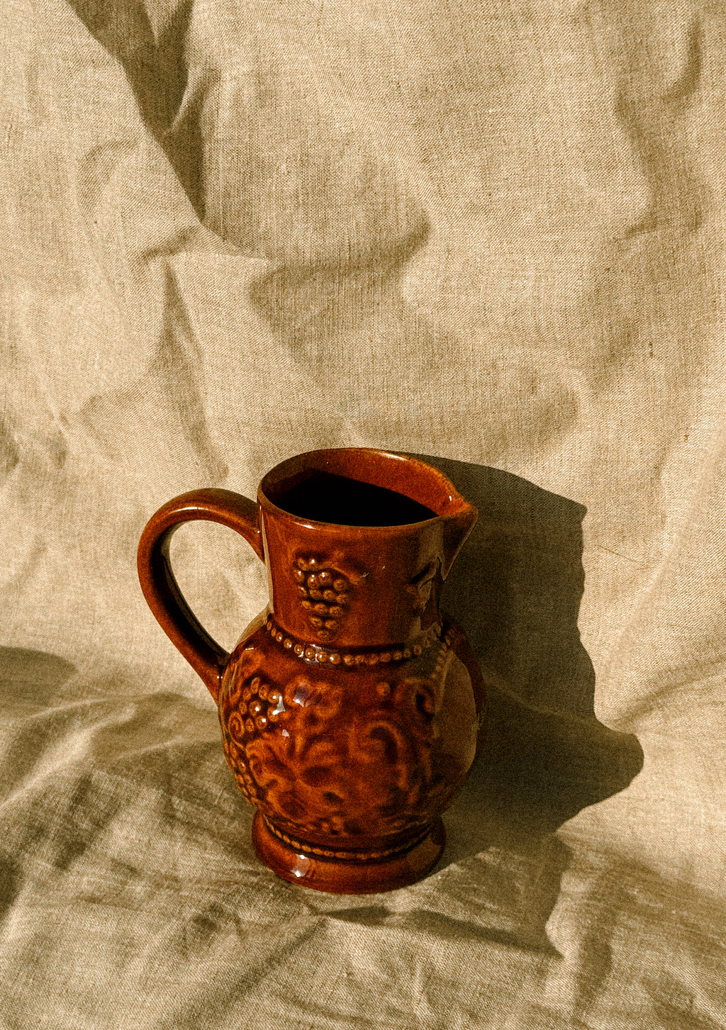 HN031 | Small local glazed ceramic jug, 1960