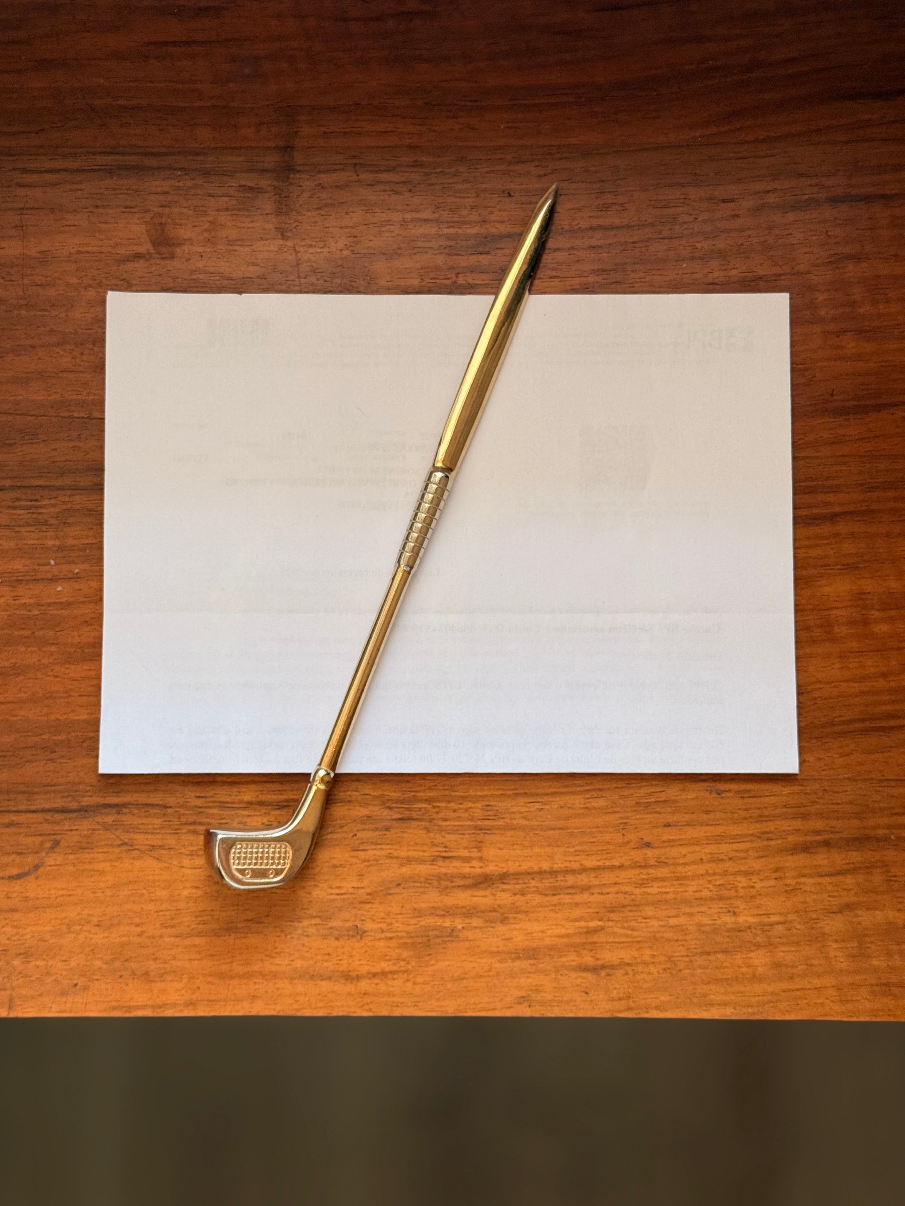 "Golf" letter opener, 1970s–80s