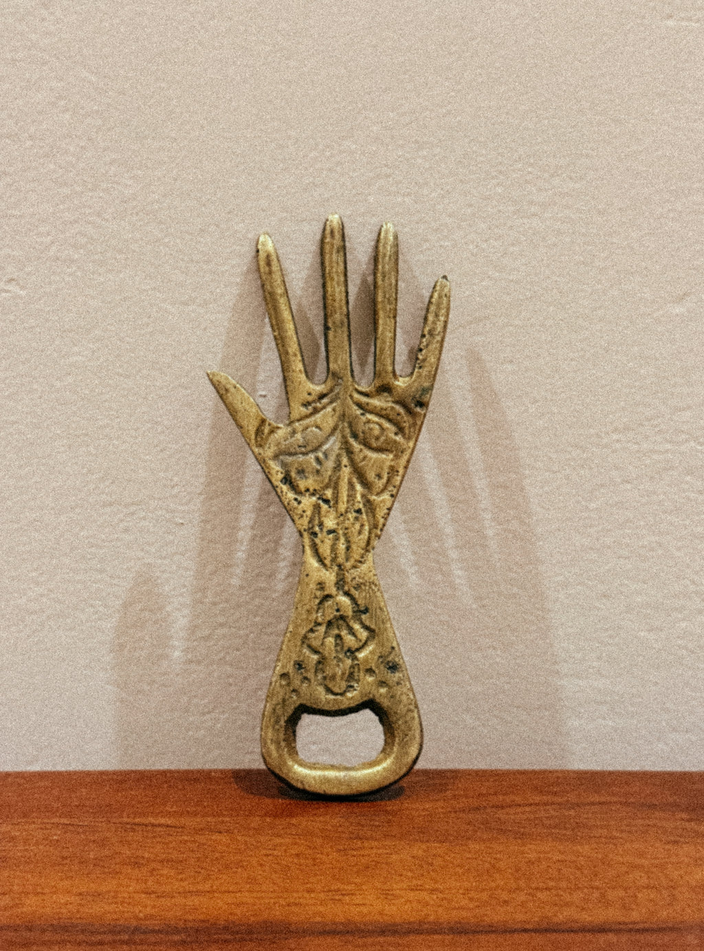 Abridor de garrafas esculpido, 1970s