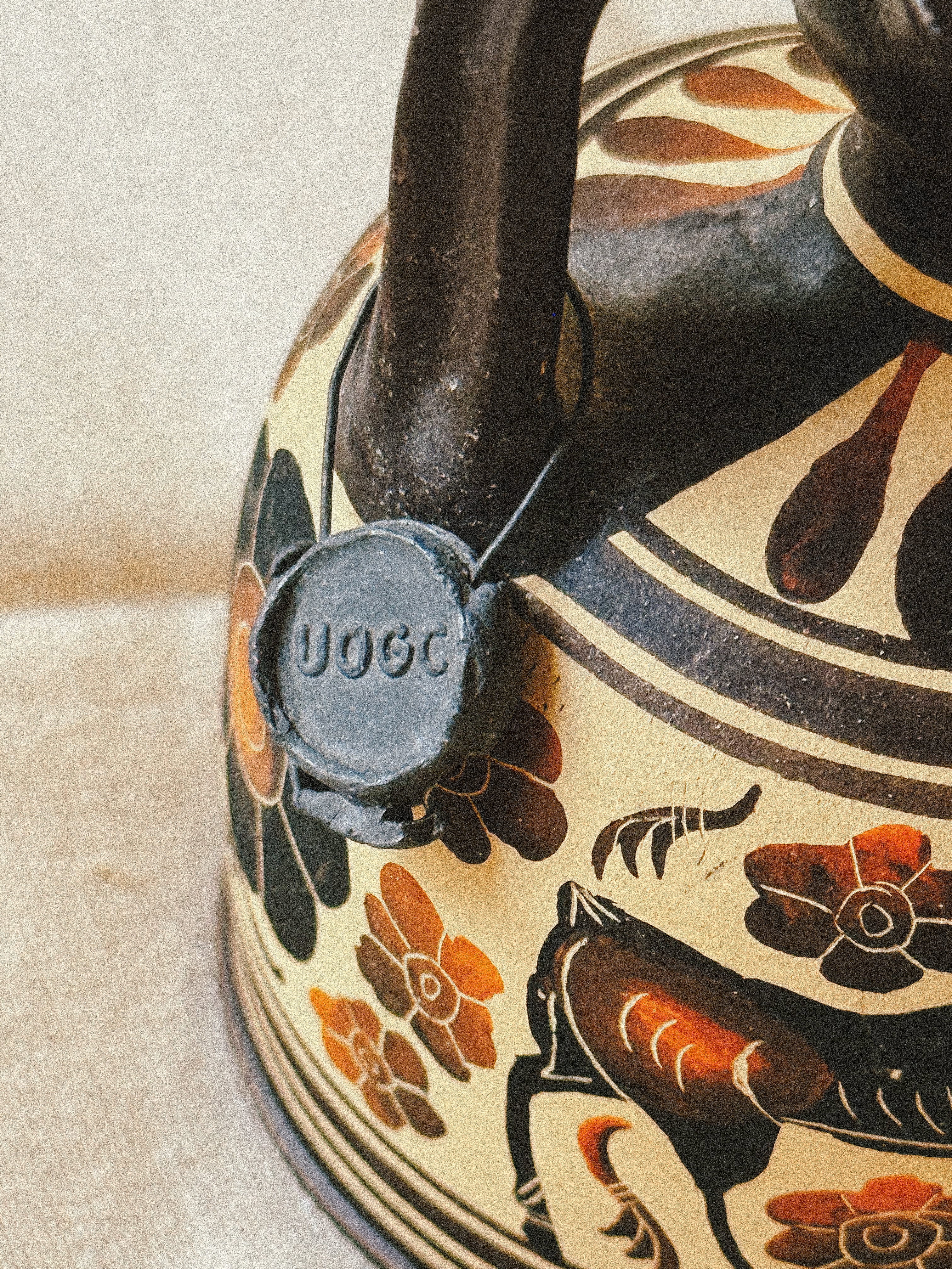 Hand Painted Greek Ceramic Jug
| Corinthian Period Replica by the Union of Greek Ceramists